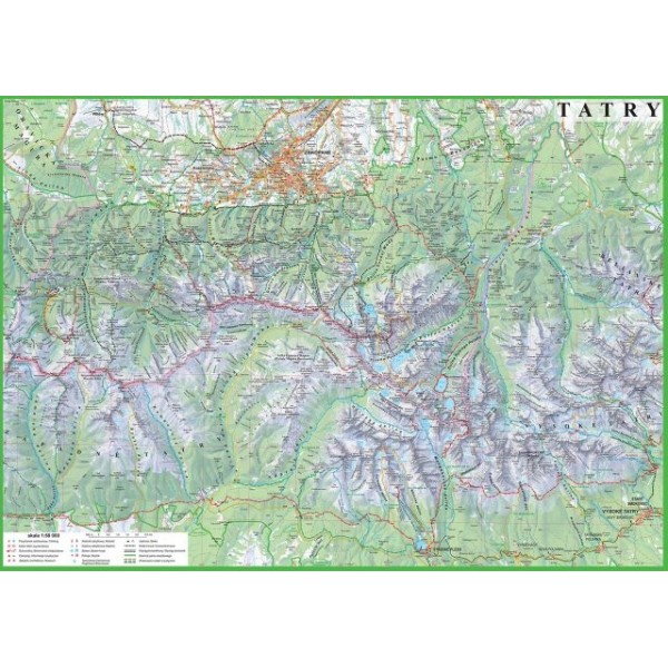 Tatry - Mapa turystyczna (1000el.) - Sklep Art Puzzle